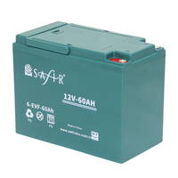 Safir Jel Akü 12 V - 60 Ah 4'lü Set
