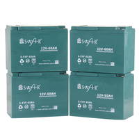 Safir Jel Akü 12 V - 60 Ah 4'lü Set