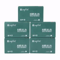 Safir Jel Akü 12 Volt 14 Amper 5'li Set
