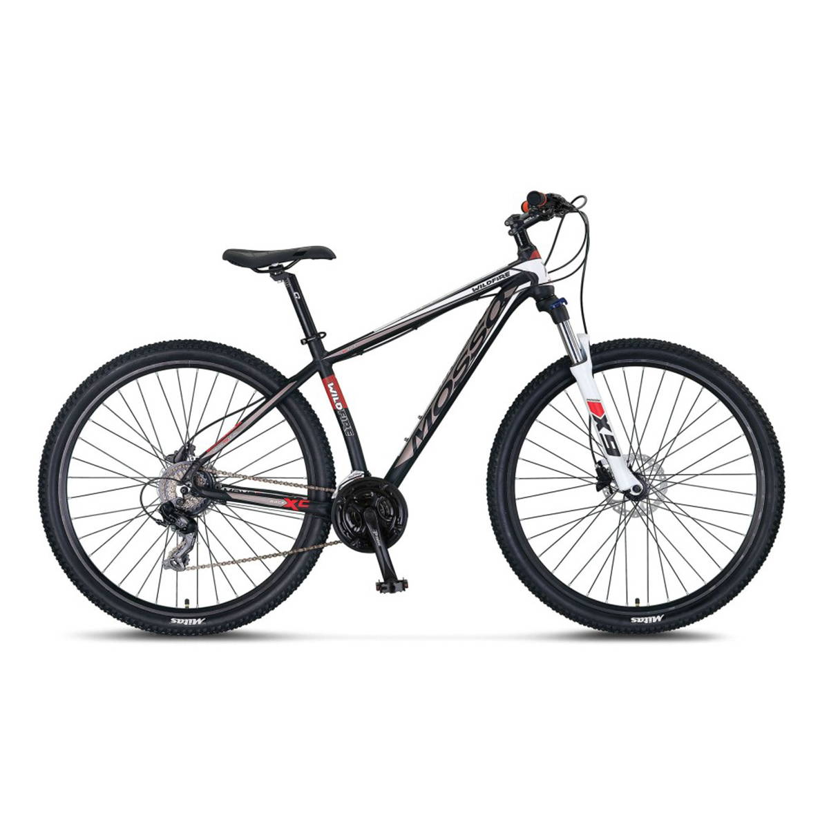 Mosso Wildfire M - 29'' Jant 16'' (S - M) Kadro - Hyd - Dağ Bisikleti Siyah Beyaz - 2022