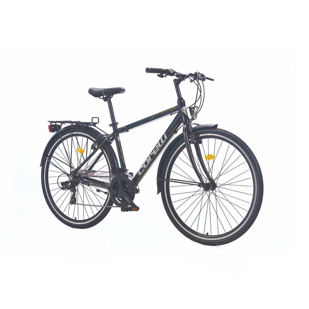 Corelli Nuptse M - 28 Jant 20'' 51 Cm S Kadro Şehir Bisikleti - Siyah Gri 