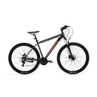 Bisan Leon Md - 27,5 Jant 19'' 48 Cm (L - Xl) Kadro 21 Vites Dağ Bisikleti - Mat Siyah Kırmızı