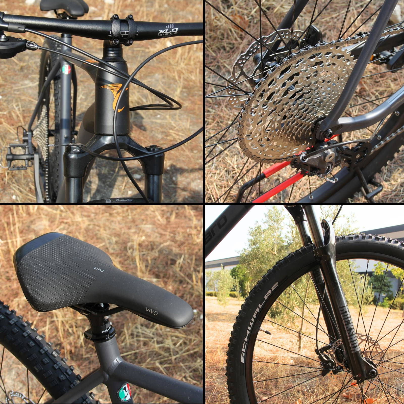 Carraro Big 912 D - 29 Jant 16'' 40cm ( Xs - S ) Kadro Hd Dağ Bisikleti- Gece Mavisi Siyah Turuncu 