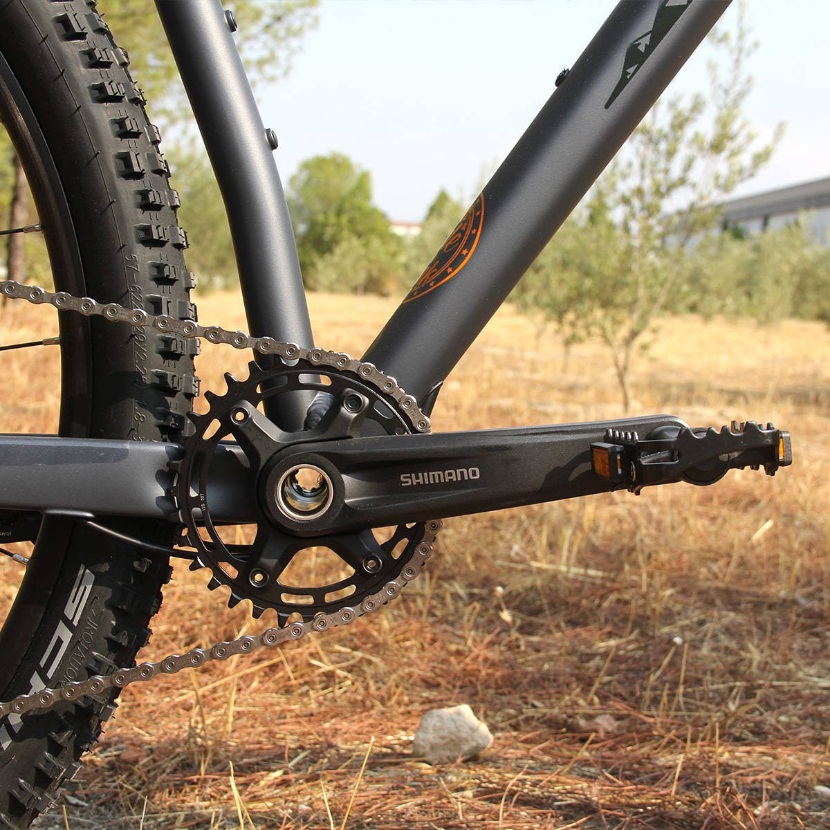 Carraro Big 912 D - 29 Jant 16'' 40cm ( Xs - S ) Kadro Hd Dağ Bisikleti- Gece Mavisi Siyah Turuncu 