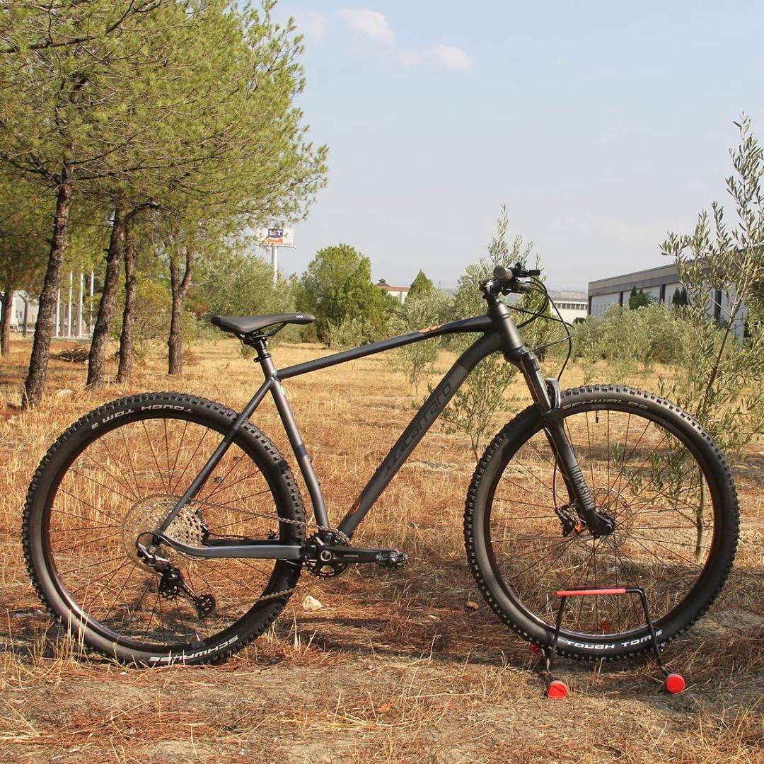 Carraro Big 912 D - 29 Jant 19'' 48cm ( Xl ) Kadro Hd Dağ Bisikleti- Gece Mavisi Siyah Turuncu