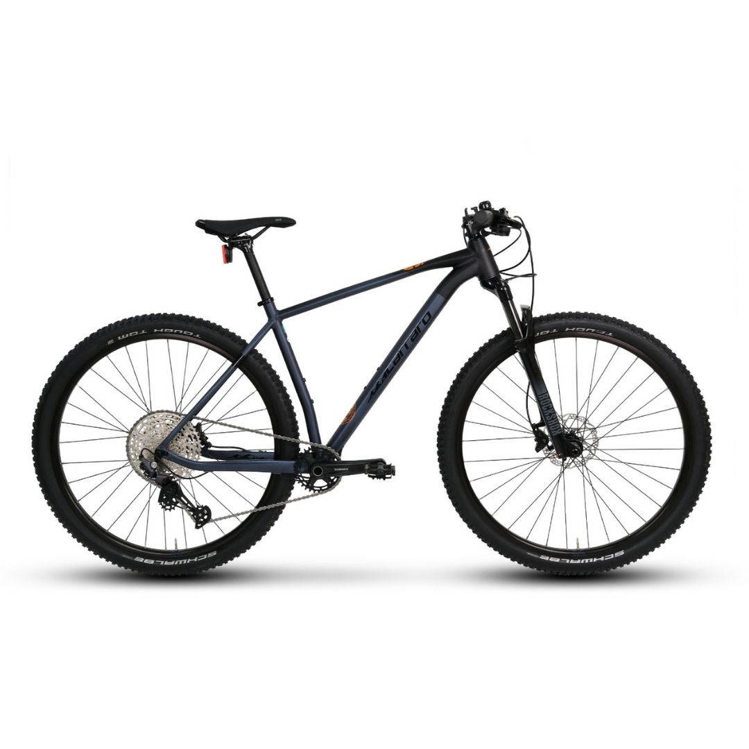 Carraro Big 912 D - 29 Jant 16'' 40cm ( Xs - S ) Kadro Hd Dağ Bisikleti- Gece Mavisi Siyah Turuncu 