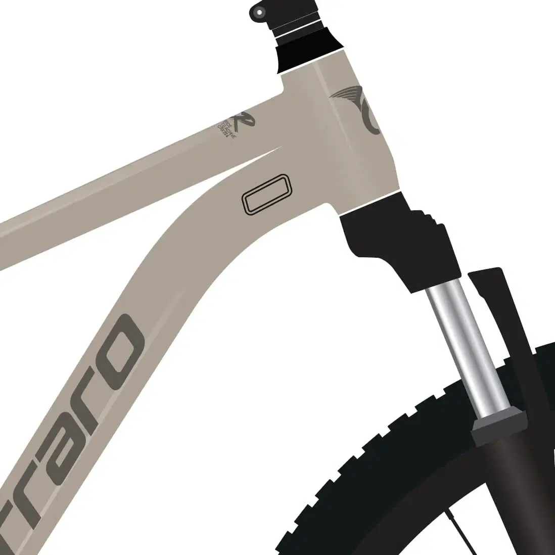 Carraro Crx 924 - 29 Jant 21'' 52cm ( Xl ) Kadro 24 Vites Dağ Bisikleti - Gül Gri Koyu Gri