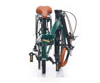 Carraro Flexi Comfort V - 20 Jant 8 Vites Katlanır Bisiklet - Mat Koyu Yeşil / Parlak Siyah Bakır