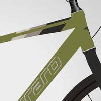 Carraro Sportive 324 Hd - 28 Jant 19'' 48cm ( M ) Kadro 24 Vites Şehir Bisikleti - Mat Haki / Yeşil Siyah