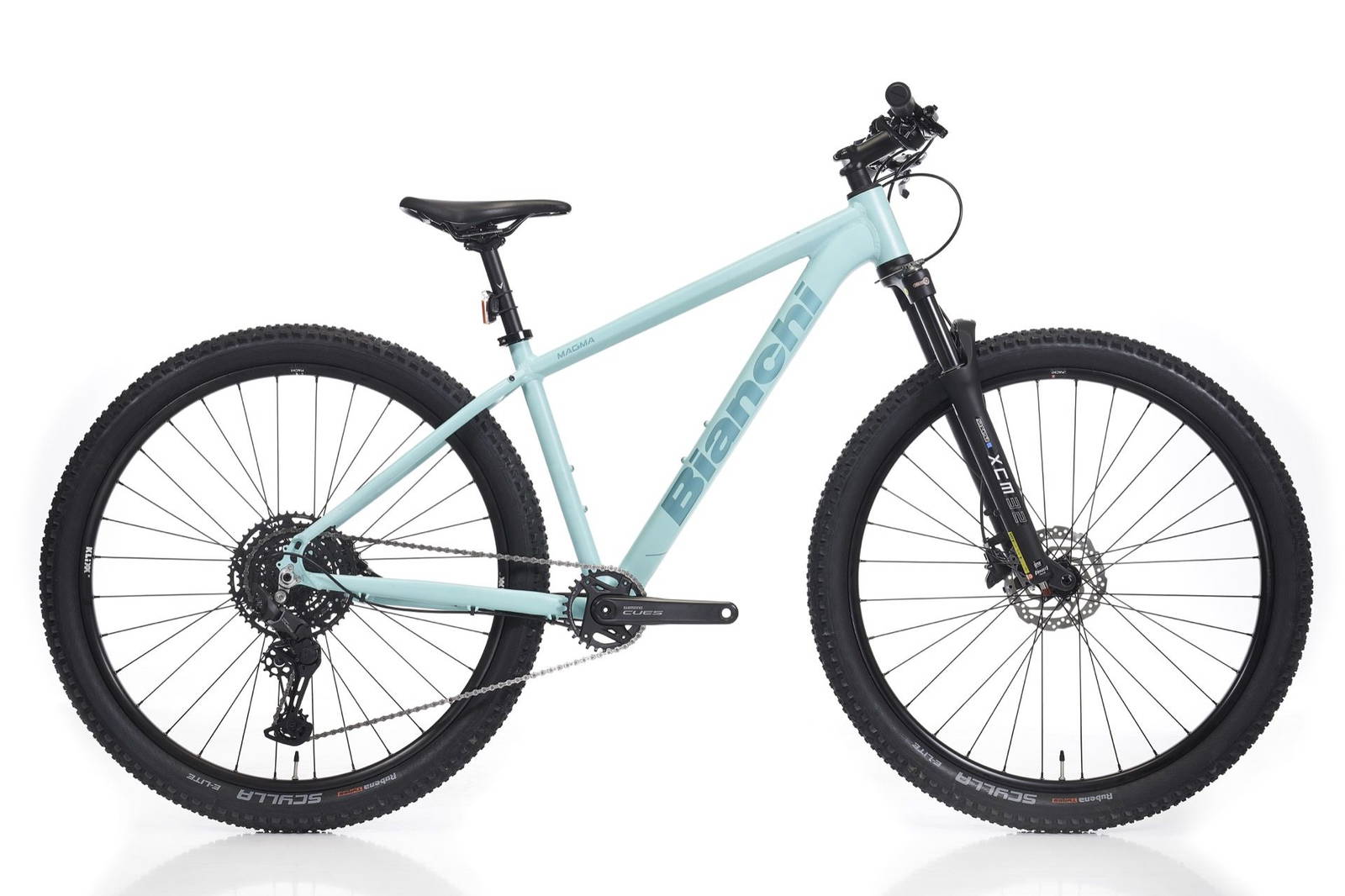 Bianchi Magma Comp 9.1 Cues 29 Jant 43cm (M) Kadro Dağ Bisikleti - Mat Celeste Parlak Metelize Celeste