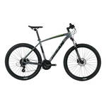 Bisan Mtx 7300 - 29 Jant 17'' 43 Cm (M) Kadro Dağ Bisikleti - Metalik Gri - Yeşil