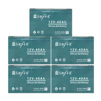 Safir Jel Akü 12 V - 40 Ah 5'li Set