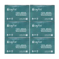 Safir Jel Akü 12 V - 40 Ah 6'lı Set