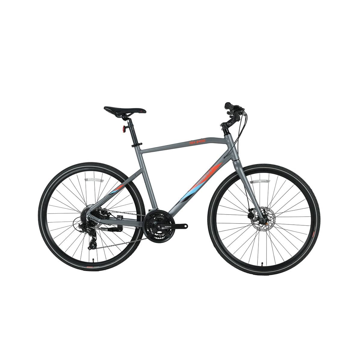 Bisan Trx 8400 Altus 27 Vites - Şehir Bisikleti Gri Kırmızı Mavi 