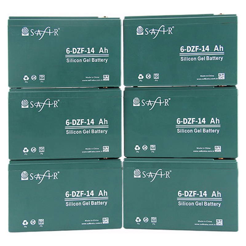 Safir Jel Akü 12 Volt 14 Amper 6'lı Set 
