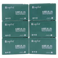 Safir Jel Akü 12 Volt 14 Amper 6'lı Set 